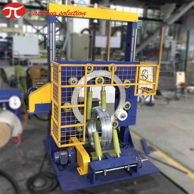 Automatic Steel Wire Packing Machine Vertical Coil Wrapping Machine