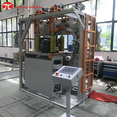 3Kw Horizontal Tire Packing Machine 120r/Min Conveyor Line Tire Wrapping Machine