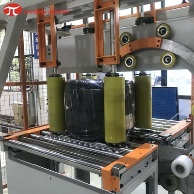3Kw Horizontal Tire Packing Machine 120r/Min Conveyor Line Tire Wrapping Machine