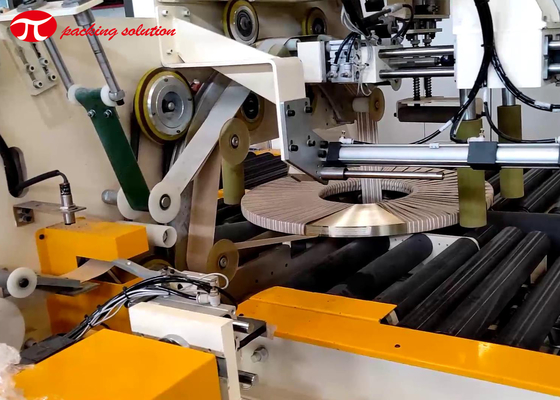 Dustproof Copper Coil Packing Line Stacking System 500mm ID Steel Coil Wrapping Line