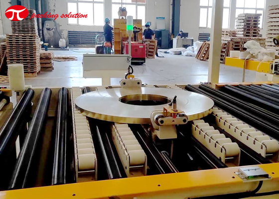 Slitted Coil Wrapping Machine Belt 5T Coil Stretch Wrapping Machine
