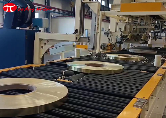 Slitted Coil Wrapping Machine Belt 5T Coil Stretch Wrapping Machine