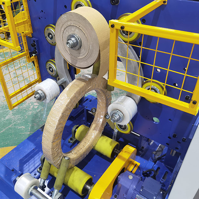 Steel Copper Coil Packing Line Wrapping Machine PLC Control  GS400-N3
