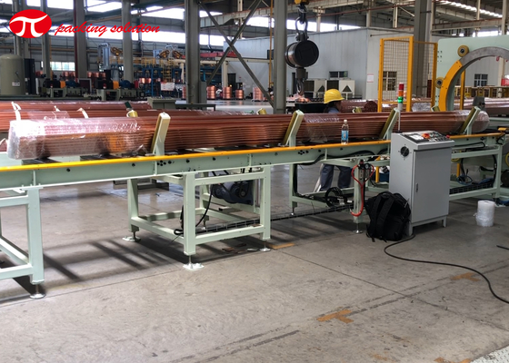 Energy-saving and efficient Auto. Horizontal Copper pipe wrapping machine