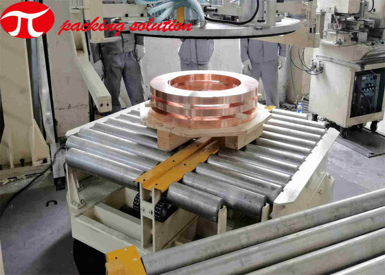 60mm Copper Coil Packing Line Multi Welding Stacking Machine