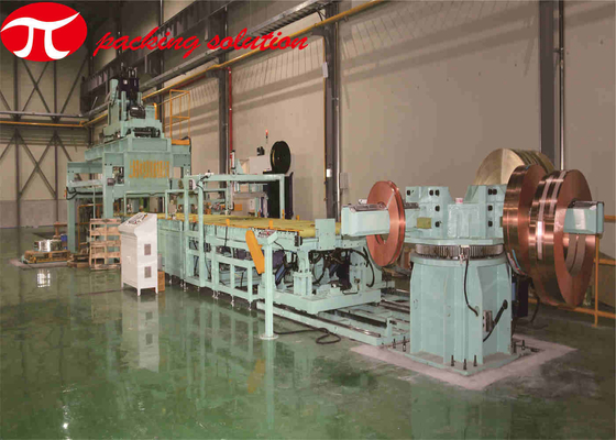 Custom Copper Coil Wrapping Machine Weighing Printing Labeling Wire Coil Packing Machine