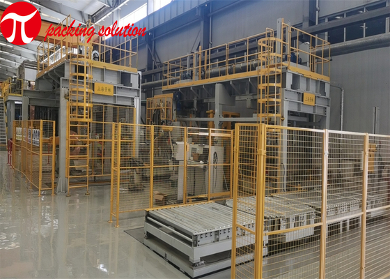 Customized  Coil Packaging Line Welding Stacking 20mm-60mm With Strapping Dustproof