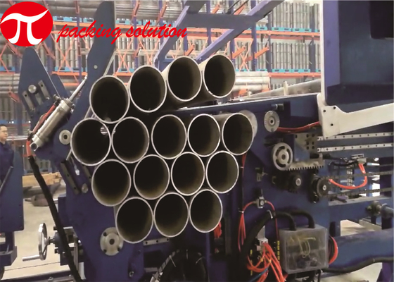 3T Pipe Packing Machine, Automatic Control Steel Bar Bundle Making And Packing Equipment