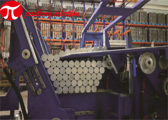 3T Pipe Packing Machine, Automatic Control Steel Bar Bundle Making And Packing Equipment