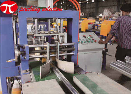 JINGLIN High Efficiency Steel Pipe Wrapping Machine 90r/Min PLC Programmable Control