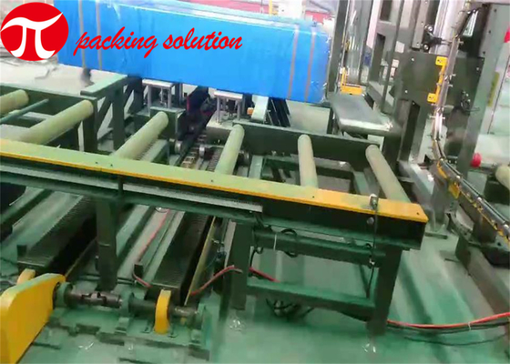 1.5kw Steel Tube Packing Machine 2-10m Conveyor Length PVC Pipe Wrapping Machine