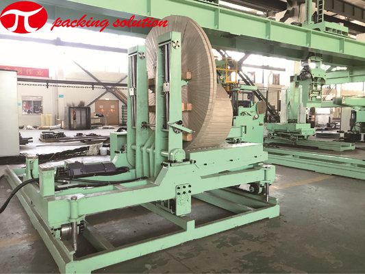 Vertical Electric Driven Steel Coil Wrapping Line Automatic 60mm - 400mm Width