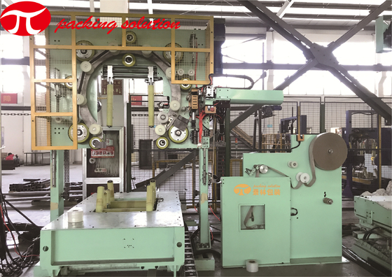 Vertical Electric Driven Steel Coil Wrapping Line Automatic 60mm - 400mm Width