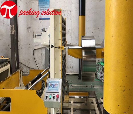 Horizontal Wrapping Steel Coil Packing Machine 380V 50HZ 800mm OD