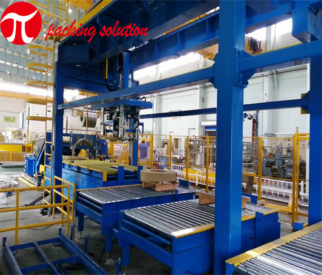 Jinglin Horizontal Coil Wrapping Machine Width 70mm-300mm 380V  For Metallurgical Industries