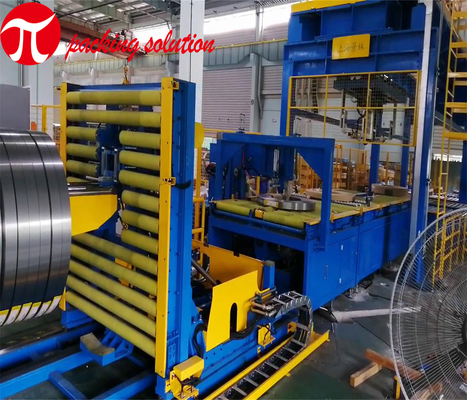 Jinglin Horizontal Coil Wrapping Machine Width 70mm-300mm 380V  For Metallurgical Industries