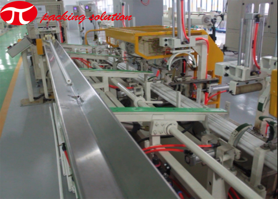Plastic Pipe Bundling Machine 4000mm PVC Pipe Packing Line Working Online Or Offline