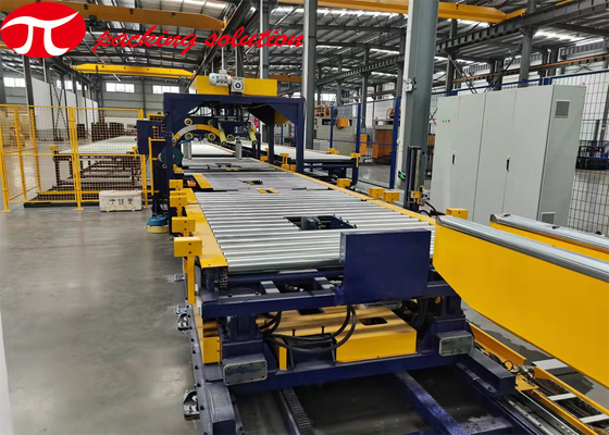 Automatic Horizontal High Speed Turning Wire And Cable Packing Machine With Turnstile