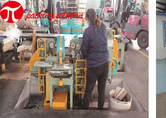 Simple Automatic Vertical Bearing Packing Machine With PLC Programmable Controller GS300