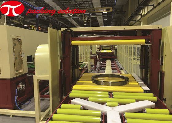 220V Horizontal Loading Automatic NSK Bearing Coils Wrapping Machinery