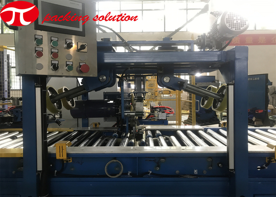 3KW Automatic Horizontal Bearing Packing Machine With Feeing Out Feeding Roller Conveyor