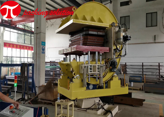 Transfer Mechanical Coil Tilter Easy Operation 180 Degree Coil Turnover Machine With Steering