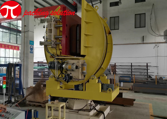 Transfer Mechanical Coil Tilter Easy Operation 180 Degree Coil Turnover Machine With Steering
