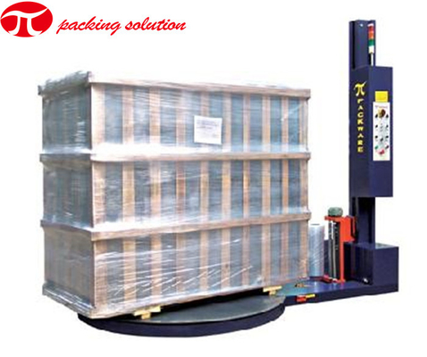 JL2100-B Pallet Wrapper With Film Cutter 11r/Min Standard Blue 12 Months Warranty