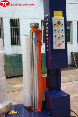 Automatic Stretch Wrapping Machine Anti Explosion Pallet Packing Machine With Ramp