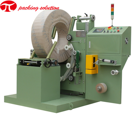 Motorcycle Tyre Compound Paper Wrapping Machine , Vertical Orbital Stretch Wrapper 610mm ID