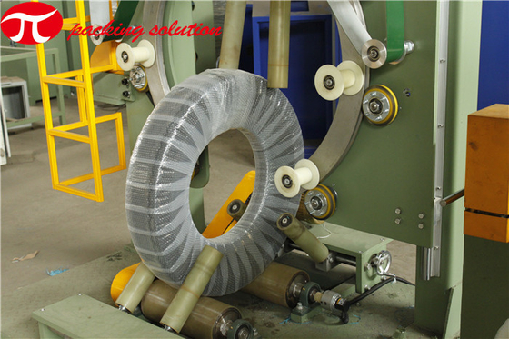 Truck Tire Packing Machine​ Automatic Vertical Top Loading 20-90r/Min Ring Speed
