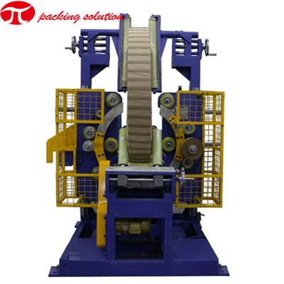 Simple Structure 40r/Min Rotating Bearing Packing Machine 380V / 50Hz For Steel Coils