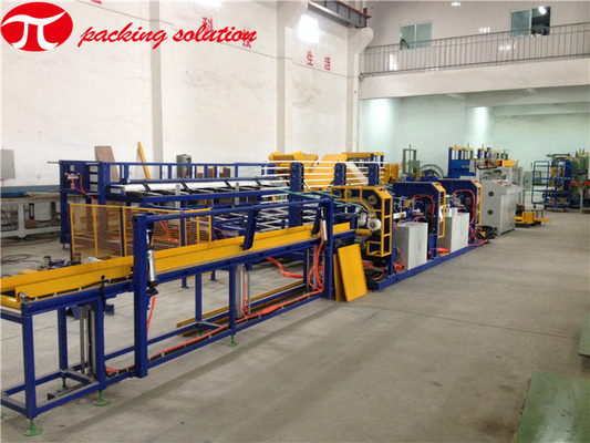 JINGLIN Panel Horizontal Wrapping Machine PLC Control 380V 10m-20m/Min Orbital Stretch Automatic Wrapper