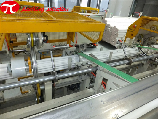 Effective Pipe Packing Machine Automatic Plastic Pipe Stretch Film Strapping Bagging Machinery