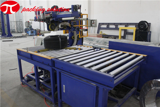 Easy Operation Stretch Film Electric Cable Coil Packing Machine 20r/Min Rotating Speed