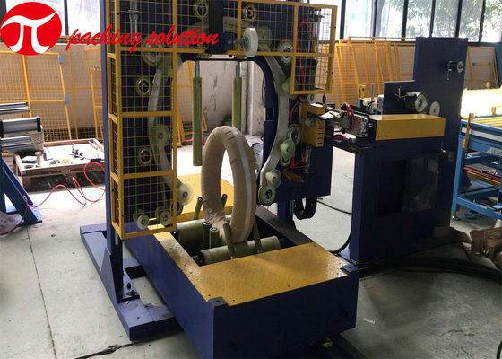 Automatic Vertical Steel Coil Packing Machine 1.5KW 90r/Min