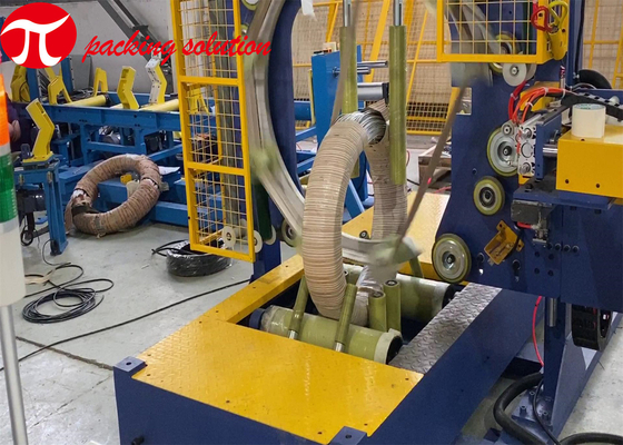 Automatic Vertical Steel Coil Packing Machine 1.5KW 90r/Min