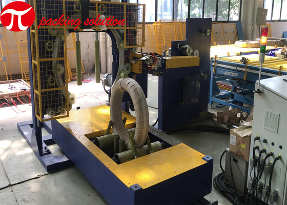 Trolley Steel Wire Packing Machine Max Loading 200KG PLC Control 1.5KW
