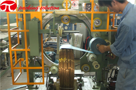 Vertical Type Autiomatic Coil Stretch Wrapping Machine GD300 1.5kw CE Certified