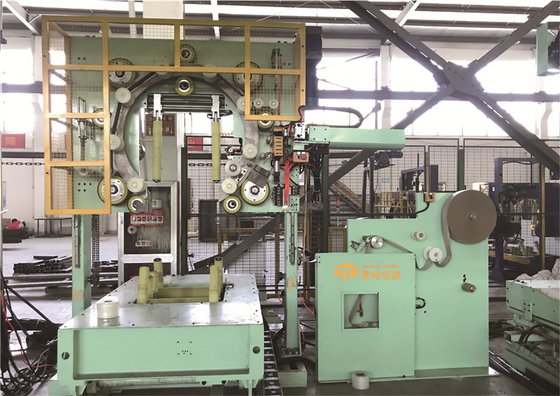 PLC Customized Steel Coil Wrapping Line OD800-1000mm Width 20-150mm