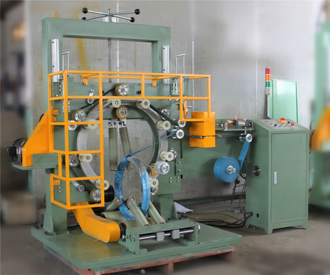 2500kg Automatic Strand Steel Wire Packing Machine Horizontal Coil Wrapping Machine