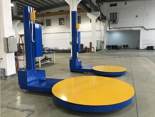 JINGLIN Fully Automatic Shrink Packing Machine 11r/Min 1500mm Turntable Stretch Wrapper