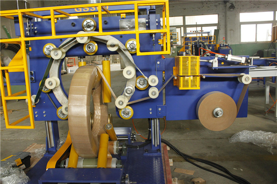 Crepe Paper Tire Packing Machine Labor Saving Coil Stretch Wrapping Machine 3.0kw