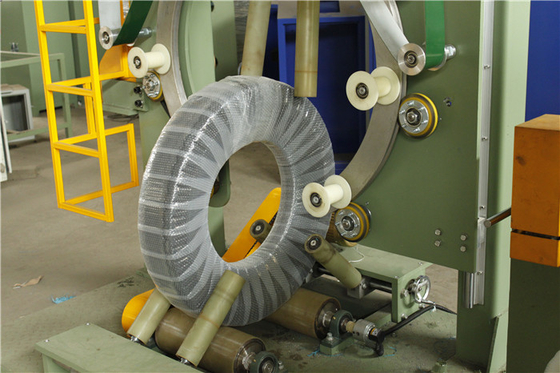 Wheel Tire Packing Machine Ring Type GS450 30-50r/Min Ring Speed With Plastic Tape