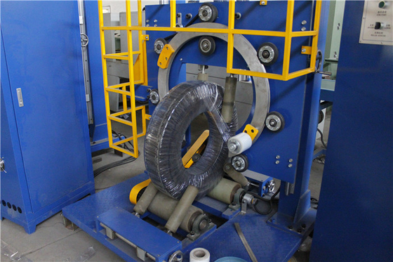 Wheel Tire Packing Machine Ring Type GS450 30-50r/Min Ring Speed With Plastic Tape