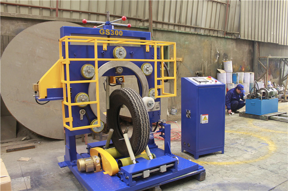 Wheel Tire Packing Machine Ring Type GS450 30-50r/Min Ring Speed With Plastic Tape