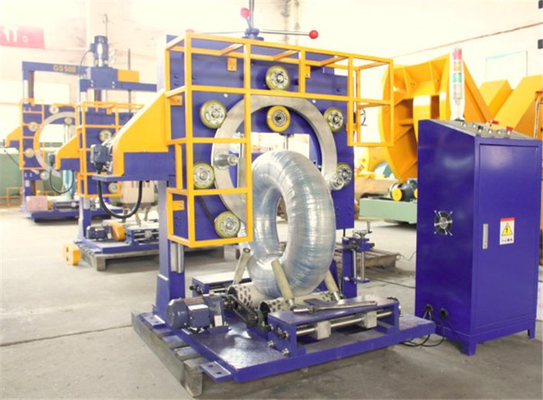 2.0kw Corrugated Coil Pipe Packing Machine Pipe Wrapping Machine