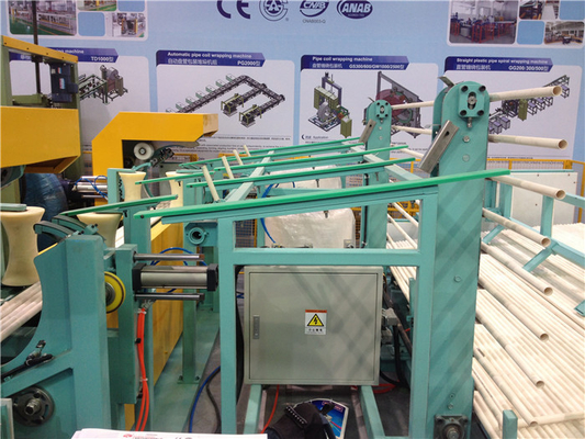Horizontal PP PPR Pipe Packing Machine / Automatic Offline Plastic Pipe Bundling Machine