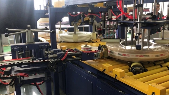 300mm Plastic Coil Packing Machine With Labeling Unloading System