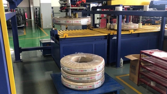 300mm Plastic Coil Packing Machine With Labeling Unloading System